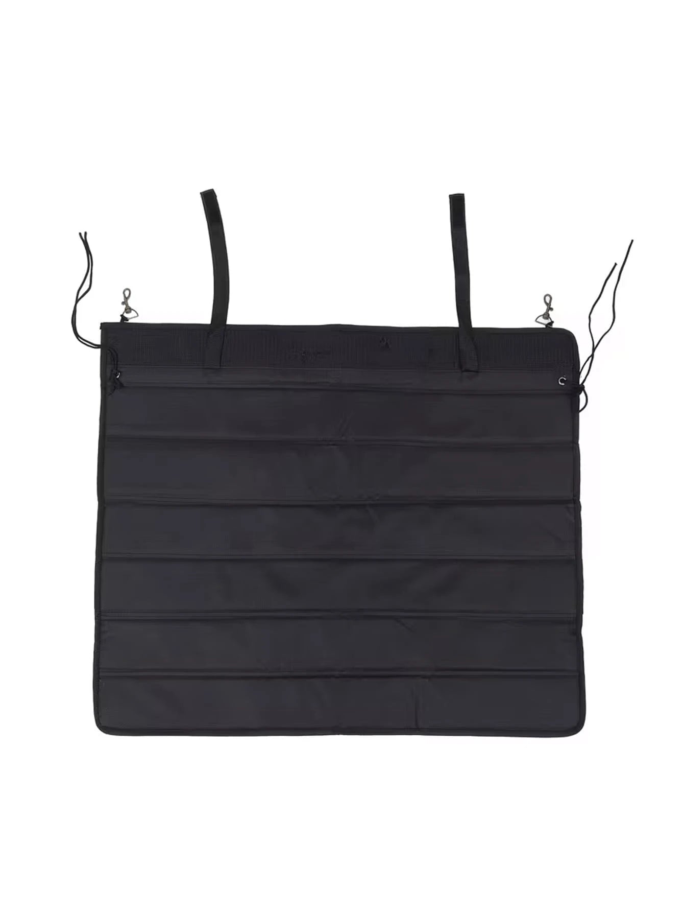 1pc Black/Grey Roll-Up Car Trunk Bumper Protector, Anti-Collision Pet Protection Mat
