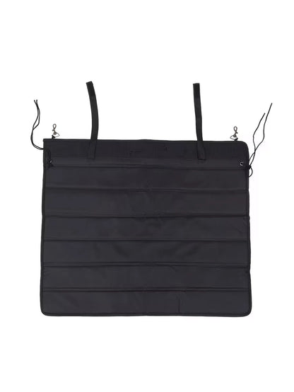 1pc Black/Grey Roll-Up Car Trunk Bumper Protector, Anti-Collision Pet Protection Mat