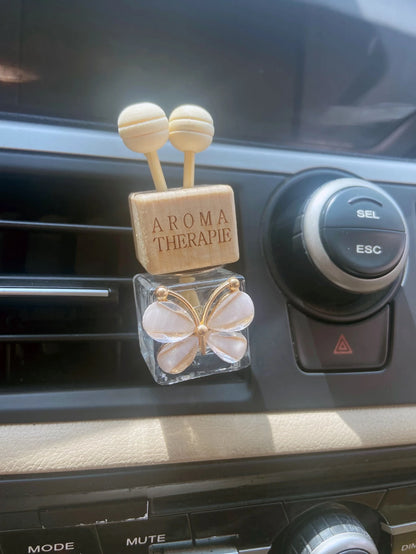 1pc Butterfly Decor Car Air Outlet Perfume Bottle