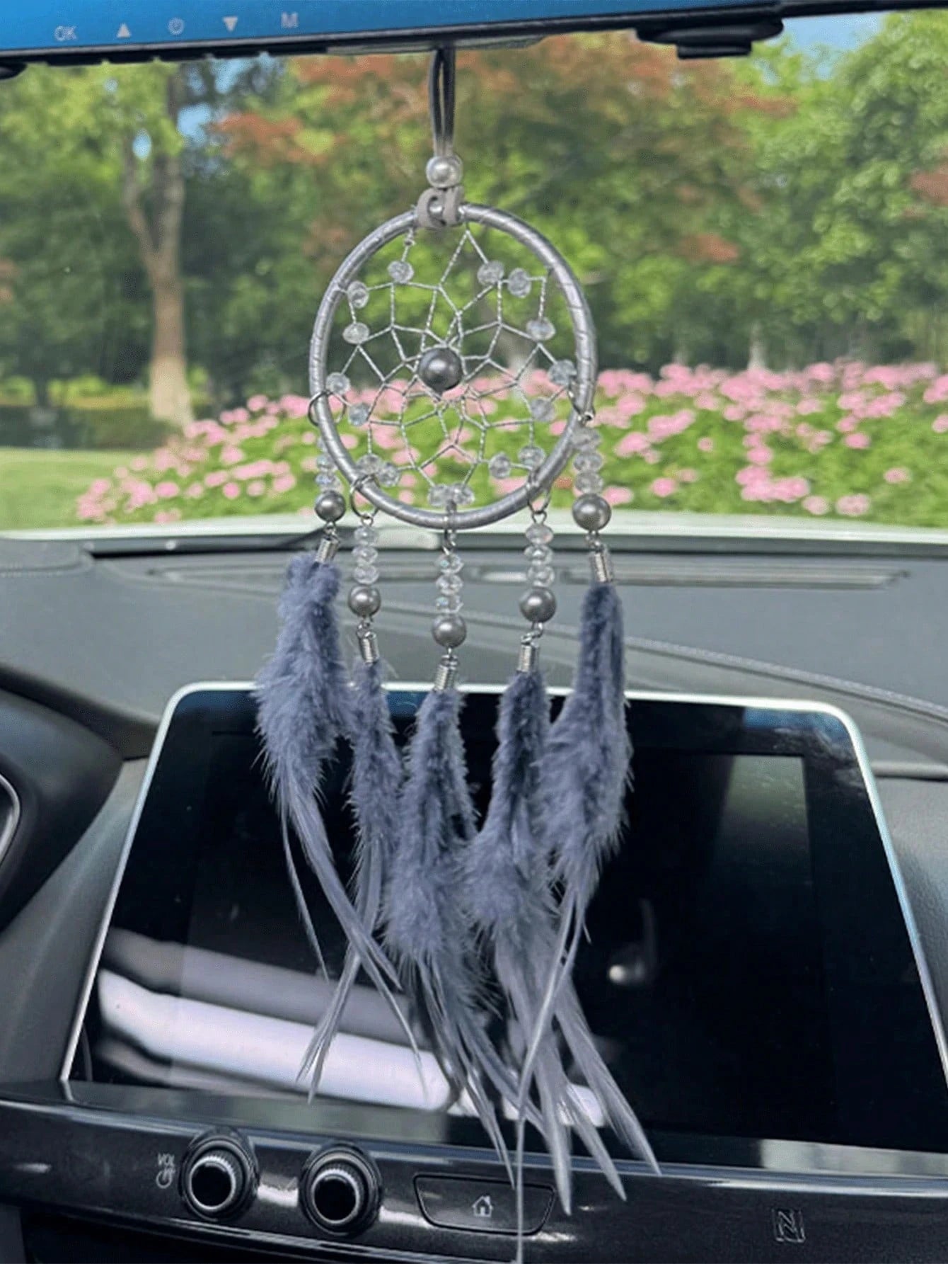 1PC Car Accessories, High-End Temperament, Dream Catcher, Rearview Mirror Pendant, Feather Car Pendant, Personalized Decoration,Best Gifts For Friends, Graduation Gifts, Back-To-School Gifts, Christma