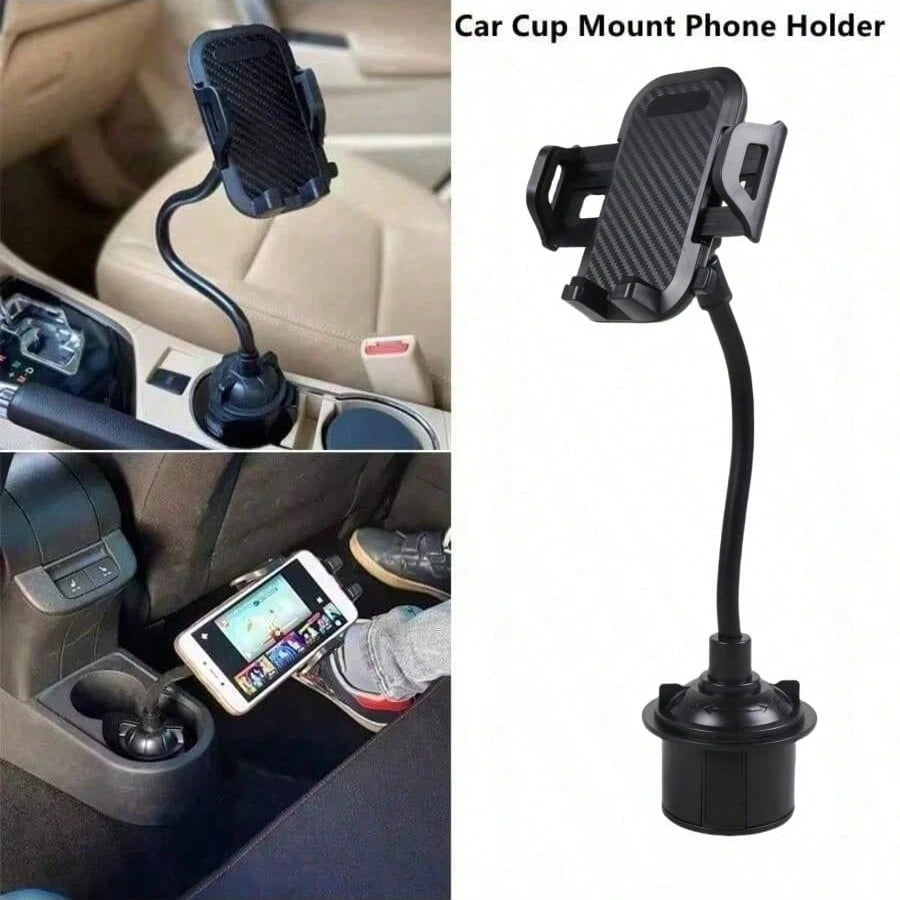 1pc Car Cup Holder Phone Holder, Adjustable Multi-Angle Car Phone Mount Accessory