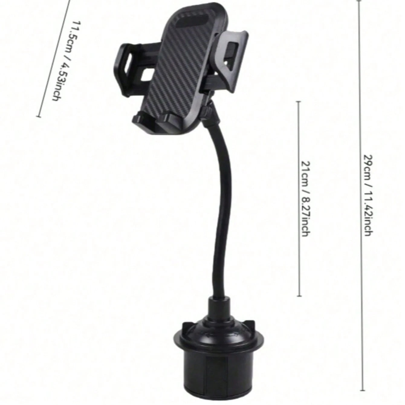 1pc Car Cup Holder Phone Holder, Adjustable Multi-Angle Car Phone Mount Accessory