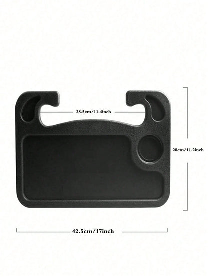 1pc Car Laptop Desk, Multifunctional Car Table Tray, Car Steering Wheel Mount Workspace
