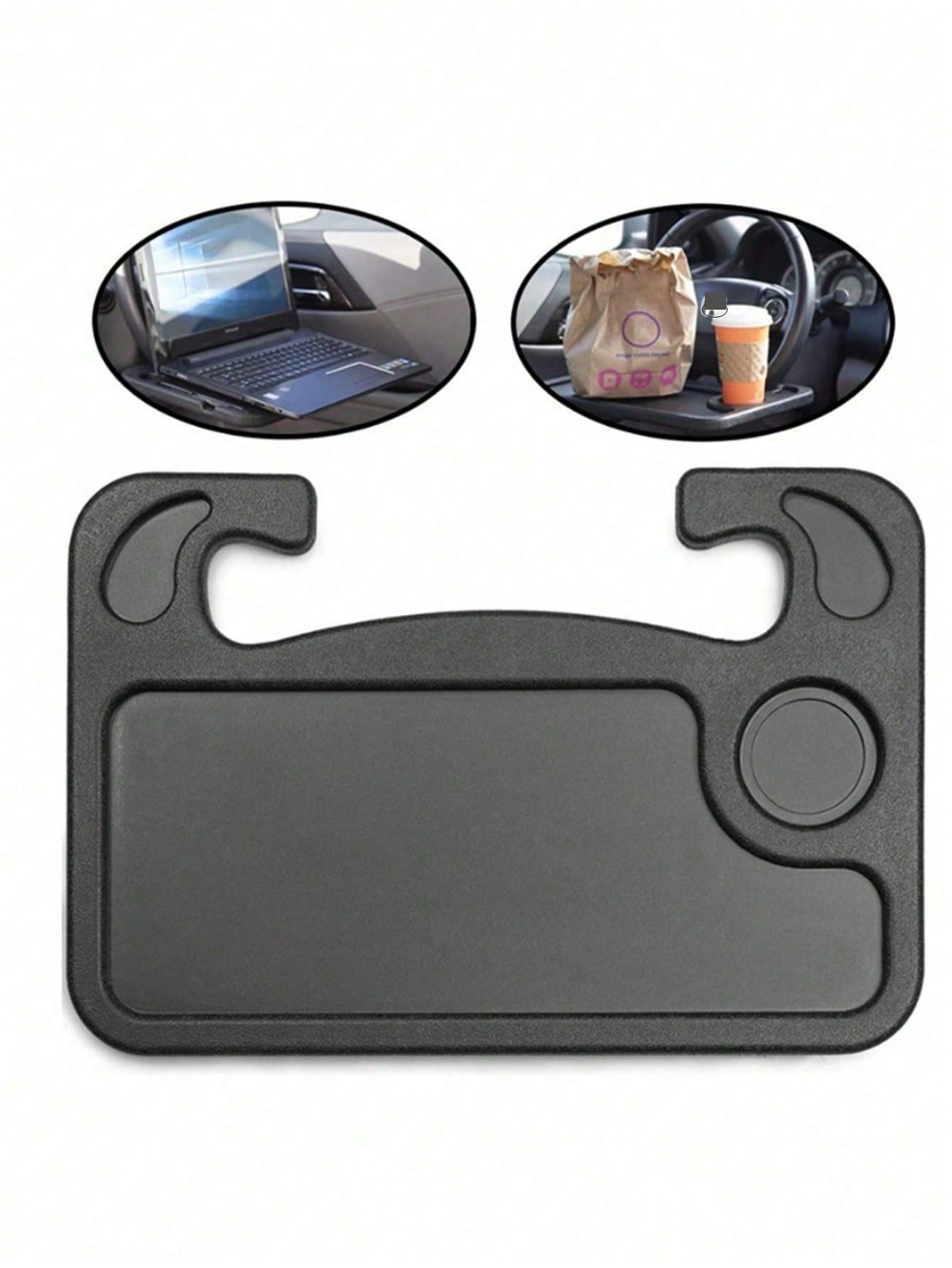 1pc Car Laptop Desk, Multifunctional Car Table Tray, Car Steering Wheel Mount Workspace