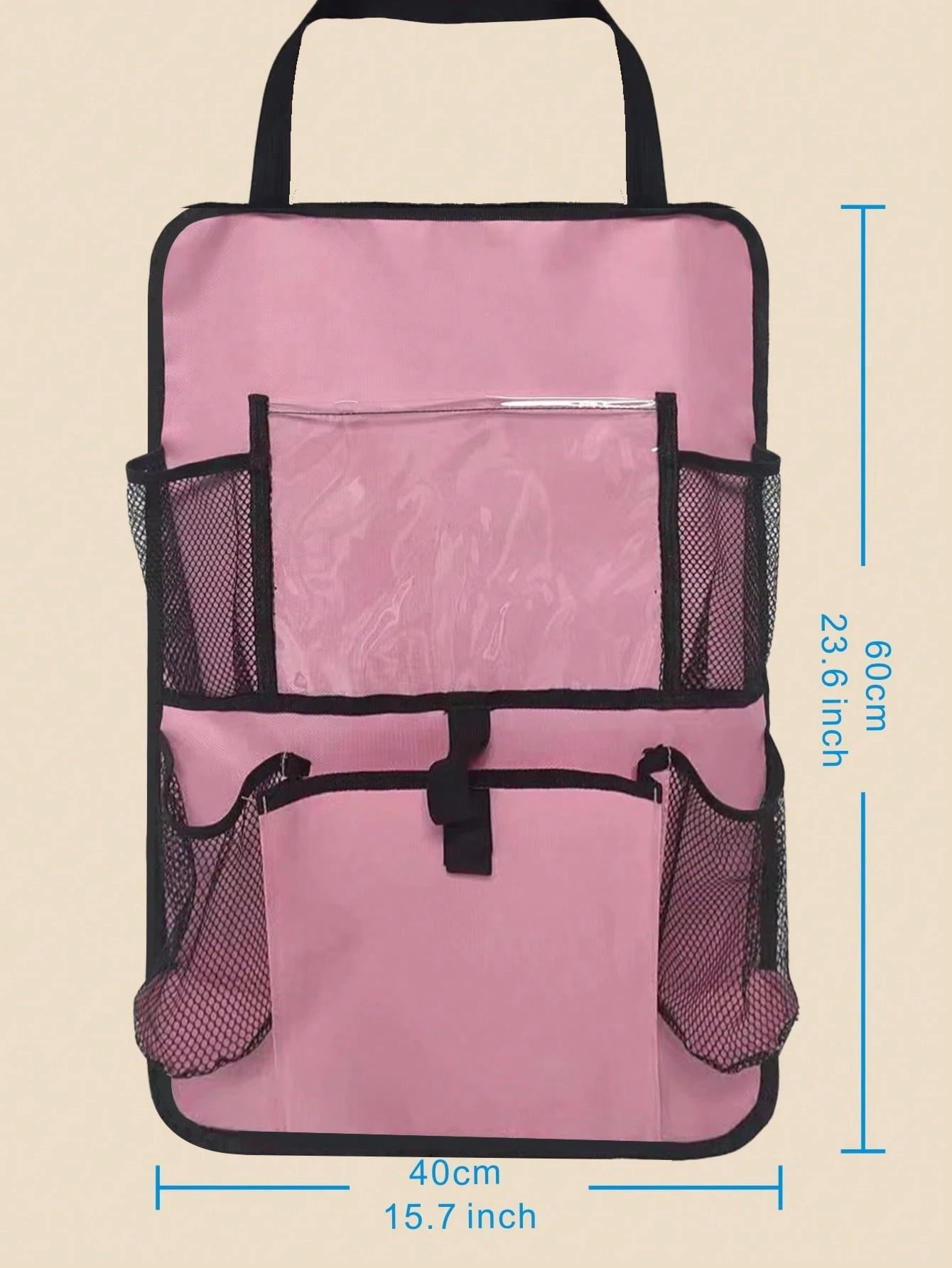 1pc Car Seat Back Storage Bag
