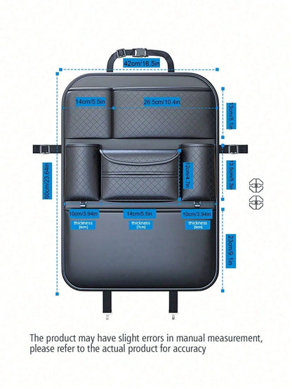 1pc Car Storage Bag Car Seat Back Storage Bag Car Tissue Box Car Seat Back Storage Rack Car Seat Back Storage Bag
