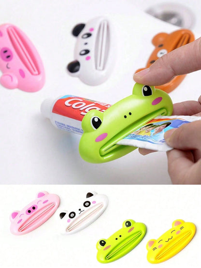 1pc Cartoon Toothpaste Squeezer, Multi-Functional Makeup Tool