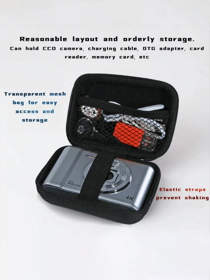 1pc CCD Camera Storage Bag, Compact Portable, Multi-Color Options, Great For New Year Gifts, Travel And Back To School, Ideal For Photography Enthusiasts