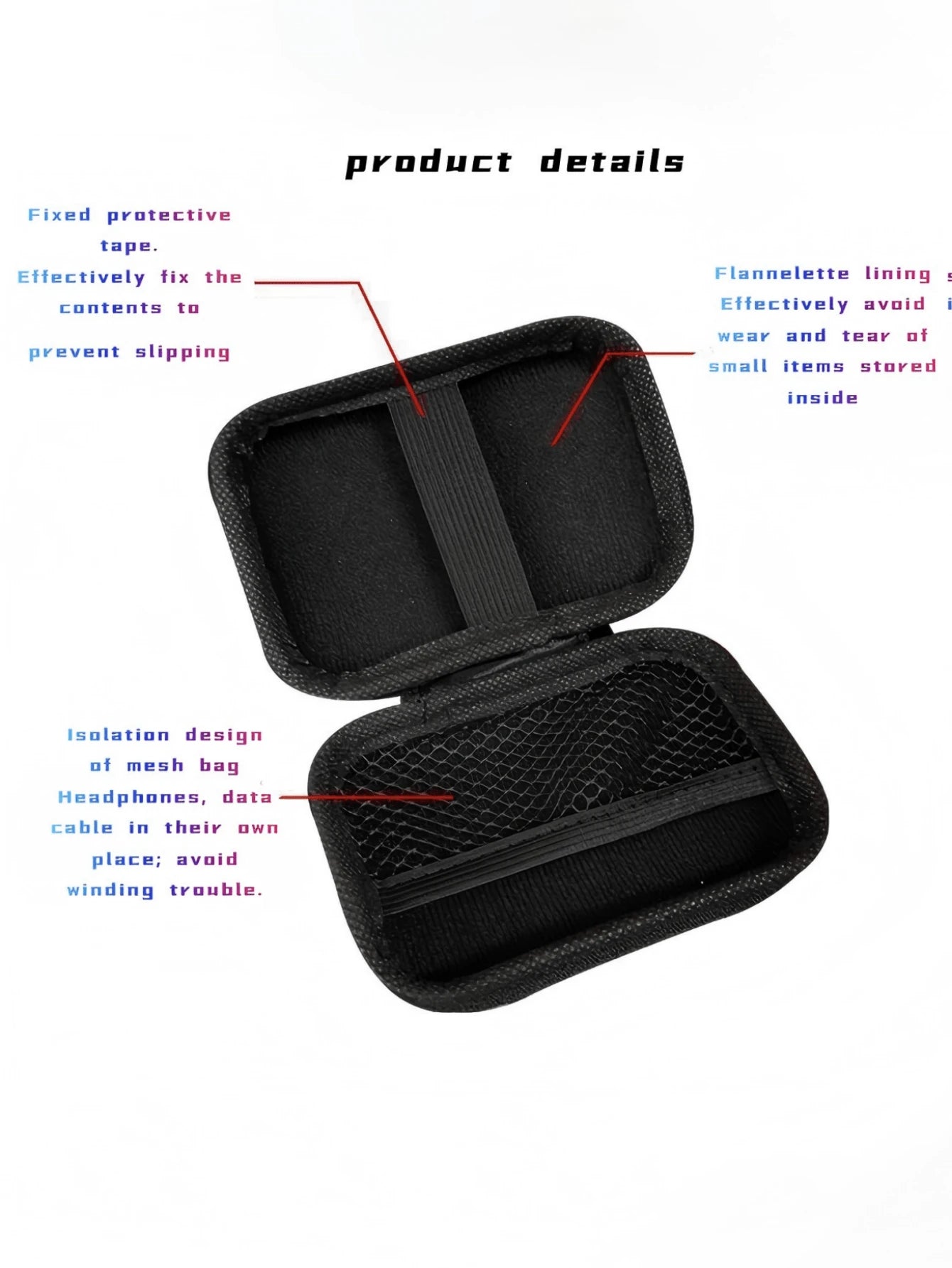1pc CCD Camera Storage Bag, Compact Portable, Multi-Color Options, Great For New Year Gifts, Travel And Back To School, Ideal For Photography Enthusiasts