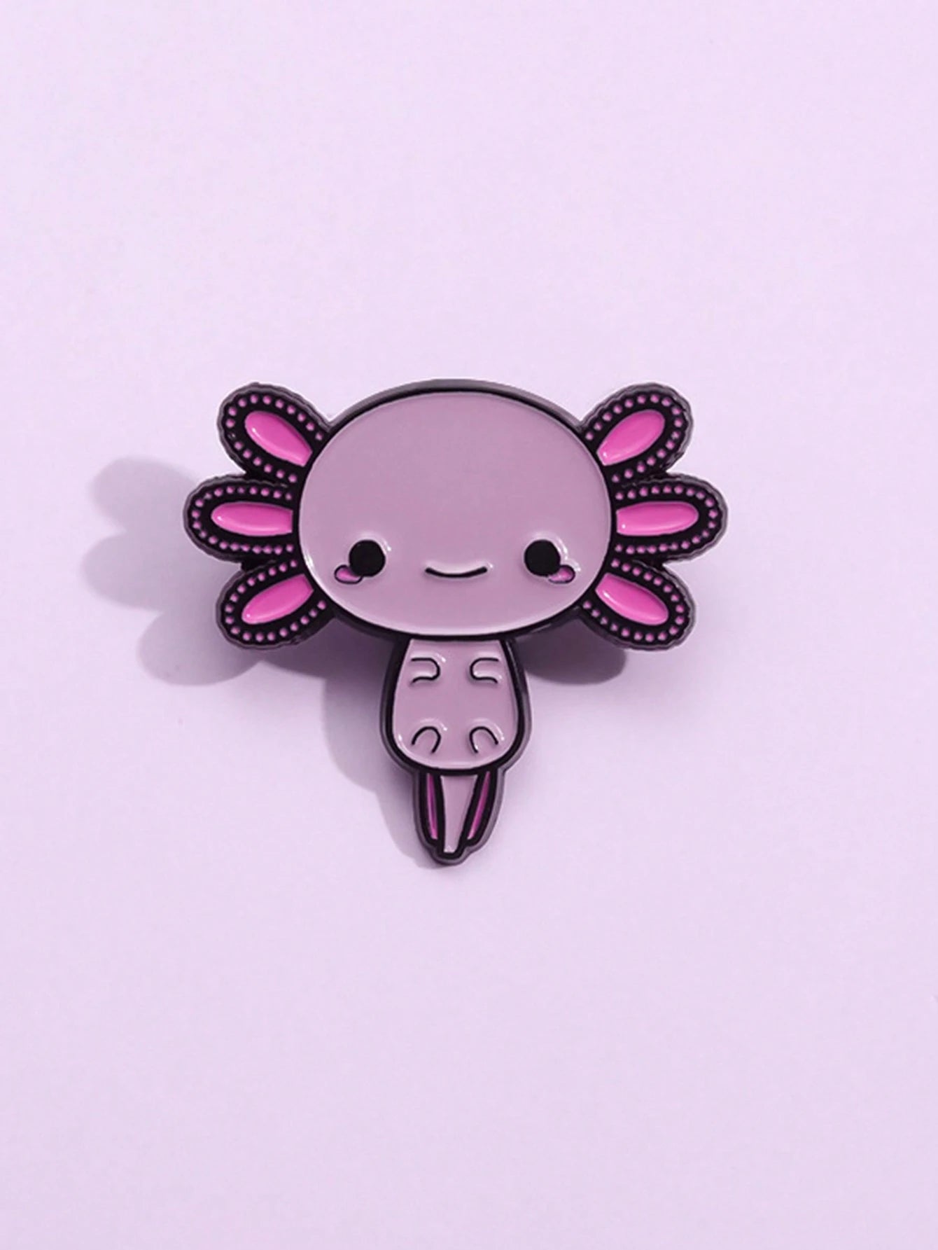 1Pc Charming Cartoon Axolotl Enamel Pin- Perfect Gift For Teachers, Graduates, Or Any Occasion- Fashionable Alloy Design- Suitable For Daily Wear Or Special Events Halloween Dress Accessories Pin F