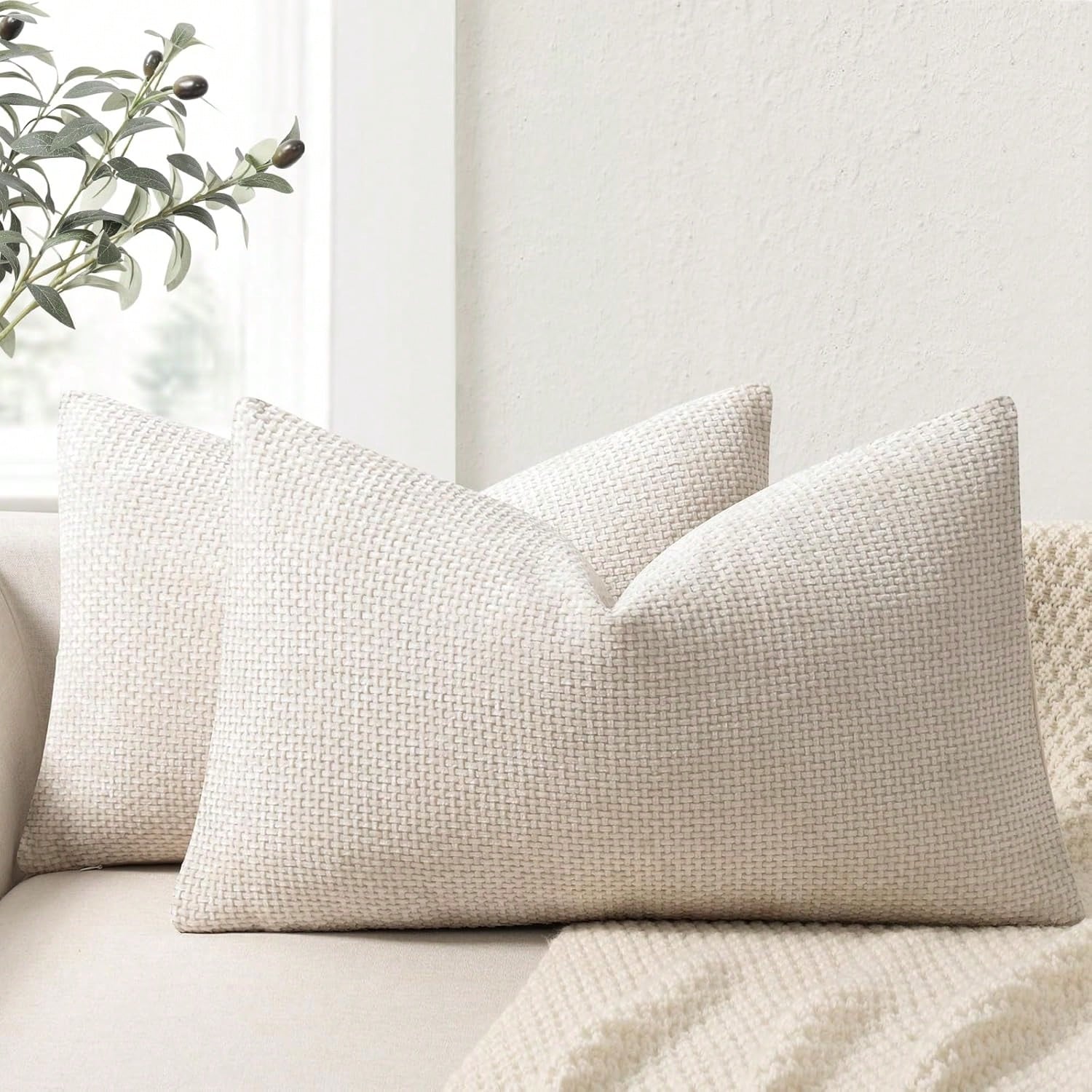 1pc Chenille Decorative Pillow Case, Soft Textured Luxury Throw Pillow Cover For Bed And Living Room Sofa