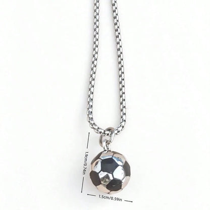 1pc Creative 3D Football Car Rearview Mirror Hanging Decoration/Versatile Backpack Charm/Football Fan Gift