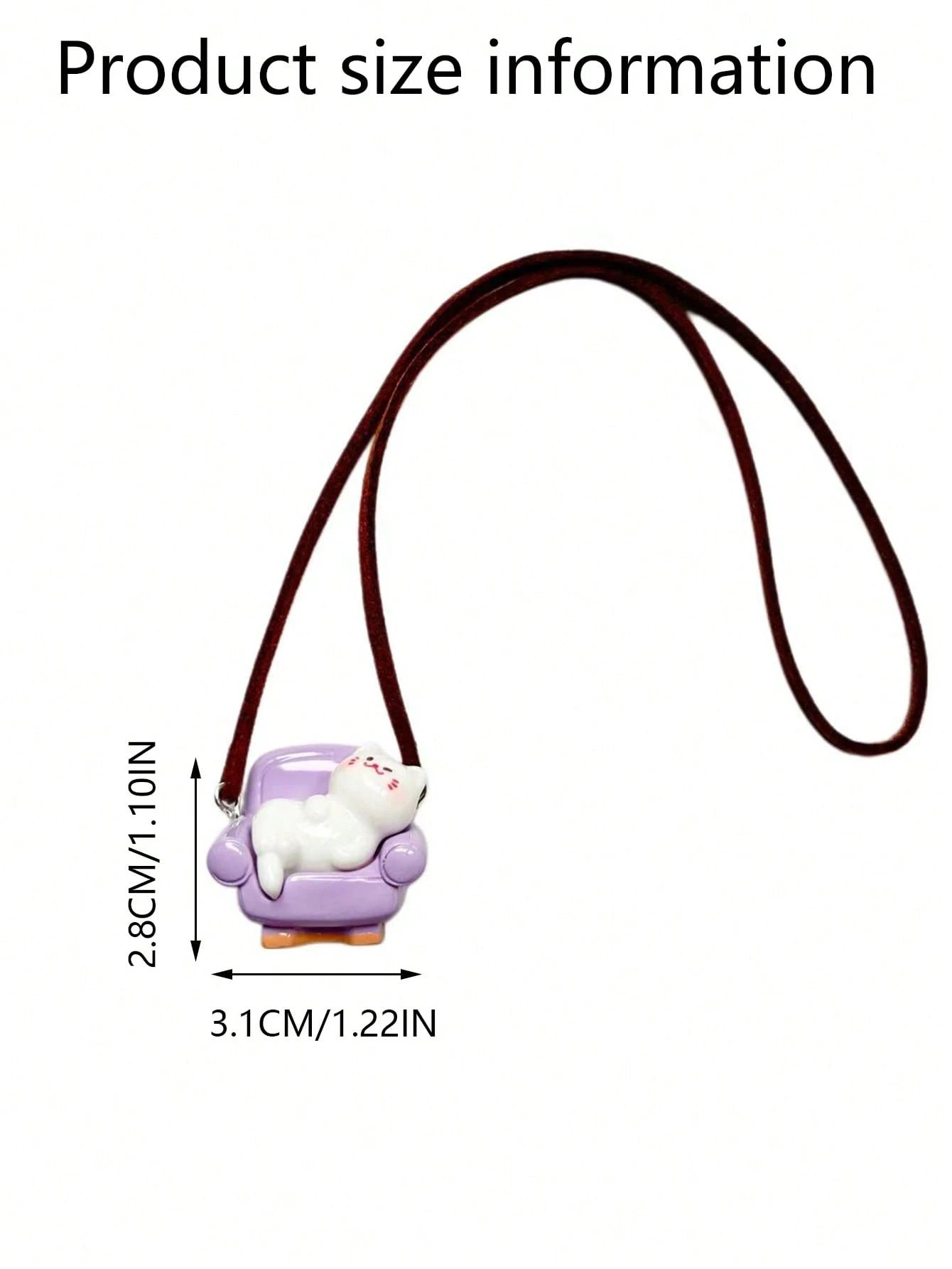 1PC Creative Lazy Cat Sofa Hanging Ornament Decor