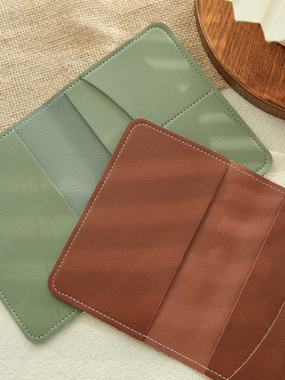 1pc Customized Name Passport Holder, Gold Letter Name Engraved Floral Pattern Vegan Leather Passport Cover, Handmade Elegant Birthday Bridesmaid Gift For Friends