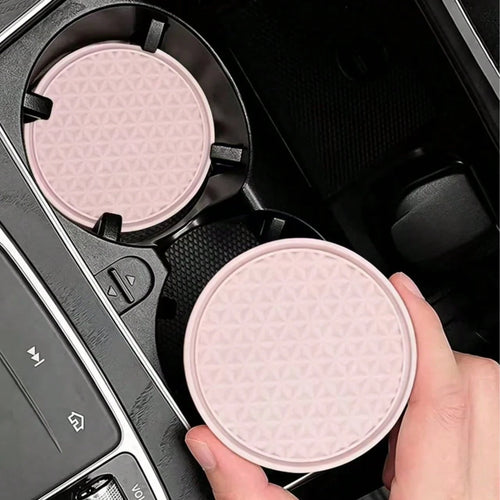 1pc Cute Heat-Resistant Coaster, Car Interior Insulation Pad, Car Center Console Cup Holder Decor, Suitable For Any Occasion, Perfect For Valentine's Day, Labor Day, Easter And Various Holiday Celebra