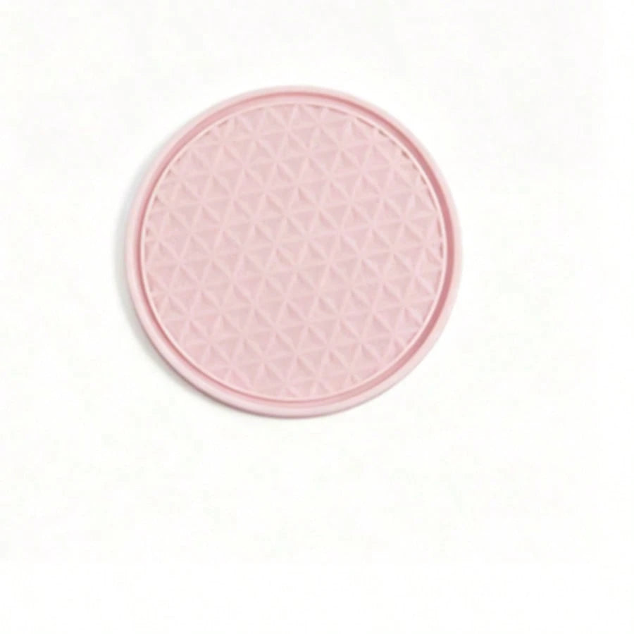 1pc Cute Heat-Resistant Coaster, Car Interior Insulation Pad, Car Center Console Cup Holder Decor, Suitable For Any Occasion, Perfect For Valentine's Day, Labor Day, Easter And Various Holiday Celebra