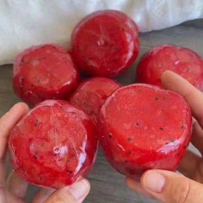 1pc Cute Watermelon Ice Cream Squishy Toy, Japanese Style Red Fruit Crunchy Sensory Stress Relief Toy, Soft Squeeze Toy For Anxiety Relief, Suitable For ADHD And Autism, Birthday Christmas Easter Part
