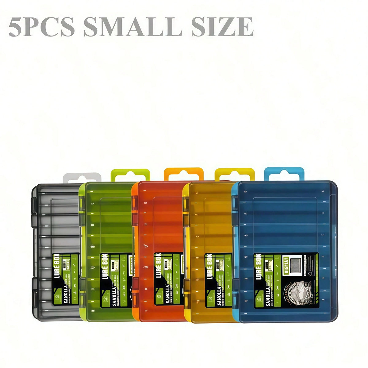1PC Double-Sided Fishing Tackle Box, Lure Storage Box With 14 Compartments- Waterproof Durable PP Material, Perfect For Storing Baits, Hooks And Accessories- All Season Use| Divided Storage| Secur