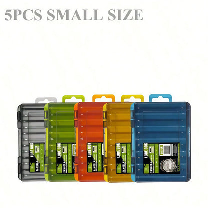1PC Double-Sided Fishing Tackle Box, Lure Storage Box With 14 Compartments- Waterproof Durable PP Material, Perfect For Storing Baits, Hooks And Accessories- All Season Use| Divided Storage| Secur