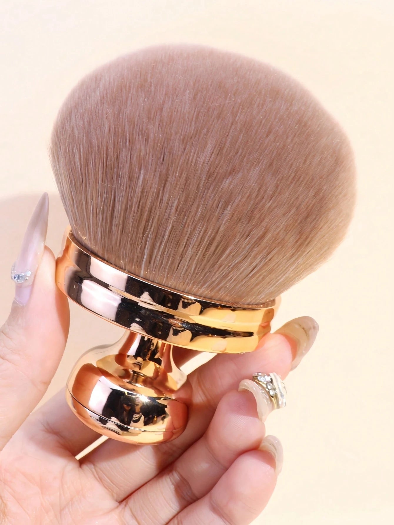 1pc Extra Large Loose Powder Makeup Brush, Soft Multifunctional Cosmetic Brush, Blush Brush, Body Brush, Nail Dust Brush, Portable Make-Up Tool,Foundation Brush,Concealer Brush,Blush Brush,Contour Bru