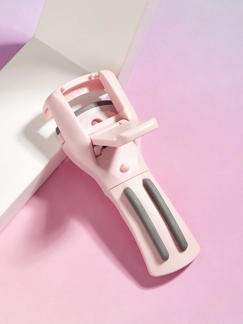 1pc Eyelash Curler,Eyelash Curler, Vegan Makeup Tool, Creates Eye-Opening & Lifted Lashes, Lash Curler Includes Additional Rubber Replacement Pad,Portable Compact Plastic Partial Makeup Curler,Makeup