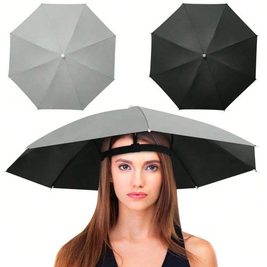 1pc Hands-Free Foldable UV Protection Sun Hat- All-Weather Protection For Fishing, Hiking, Camping, Outdoor & Farming Adventures- Portable Multifunctional