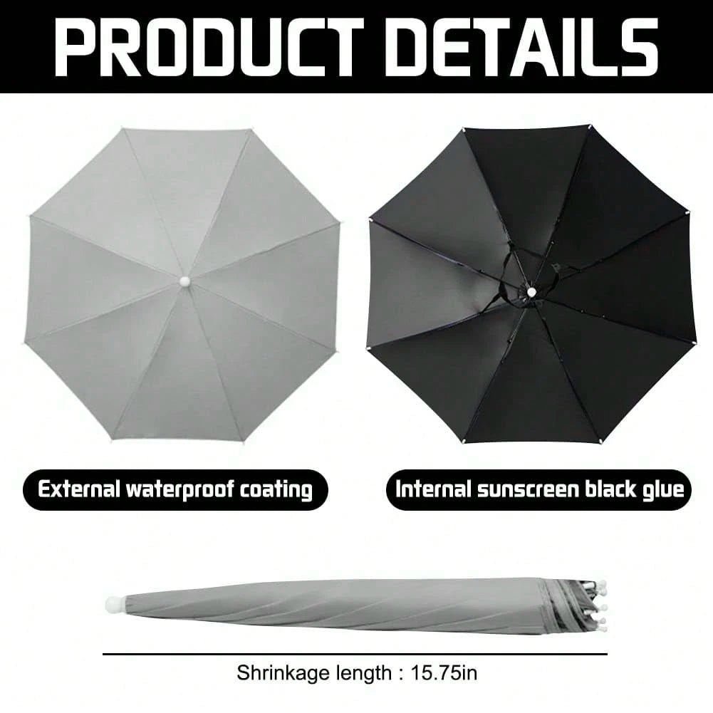 1pc Hands-Free Foldable UV Protection Sun Hat- All-Weather Protection For Fishing, Hiking, Camping, Outdoor & Farming Adventures- Portable Multifunctional