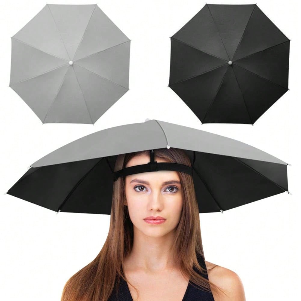 1pc Hands-Free Foldable UV Protection Sun Hat- All-Weather Protection For Fishing, Hiking, Camping, Outdoor & Farming Adventures- Portable Multifunctional