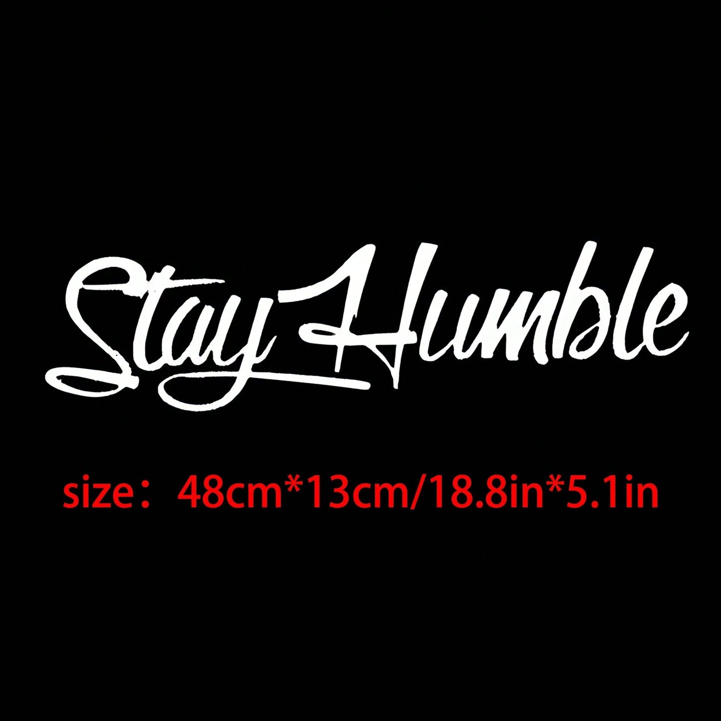 1pc Heart & Slogan Graphic Car Sticker