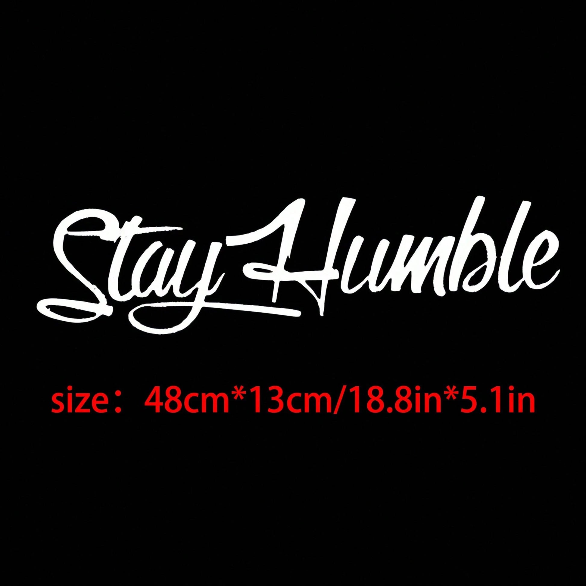 1pc Heart & Slogan Graphic Car Sticker