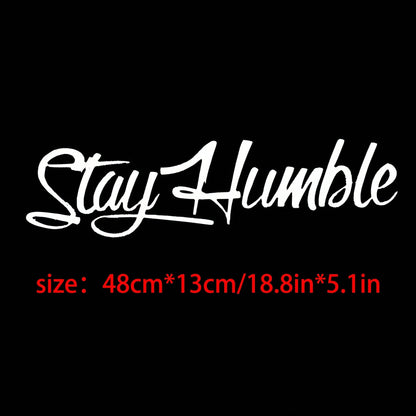 1pc Heart & Slogan Graphic Car Sticker