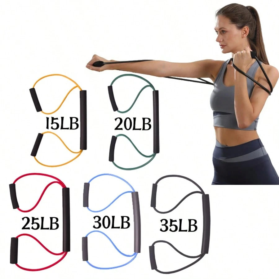 1pc High-Quality TPE Boxing Training Resistance Rope- Improves Speed, Agility And Endurance For Muay Thai, Boxing And Kicking Exercises. Adult Size Resistance Rope, Multifunctional 8-Shaped Boxing Re