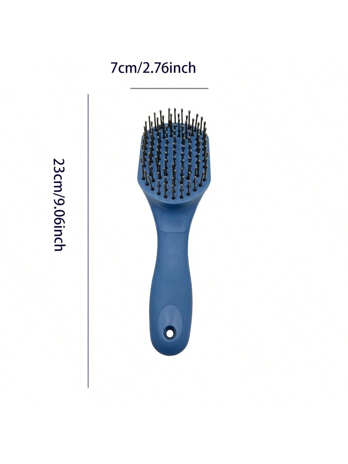 1pc Horse Hair Brush, Anti-Slip Pony Tail Brush, Pet Grooming Brush, Matches Head Brush