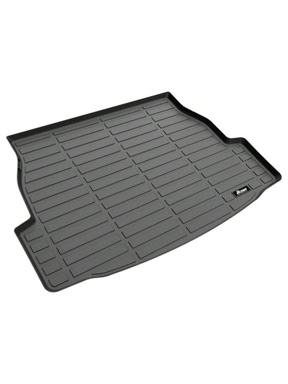 1pc IKON Motorsports Cargo Trunk Liner Fit For 2019-2025 Toyotas' RAV4 TPE Black All Weather Rear Cargo Mat Valentine Gift