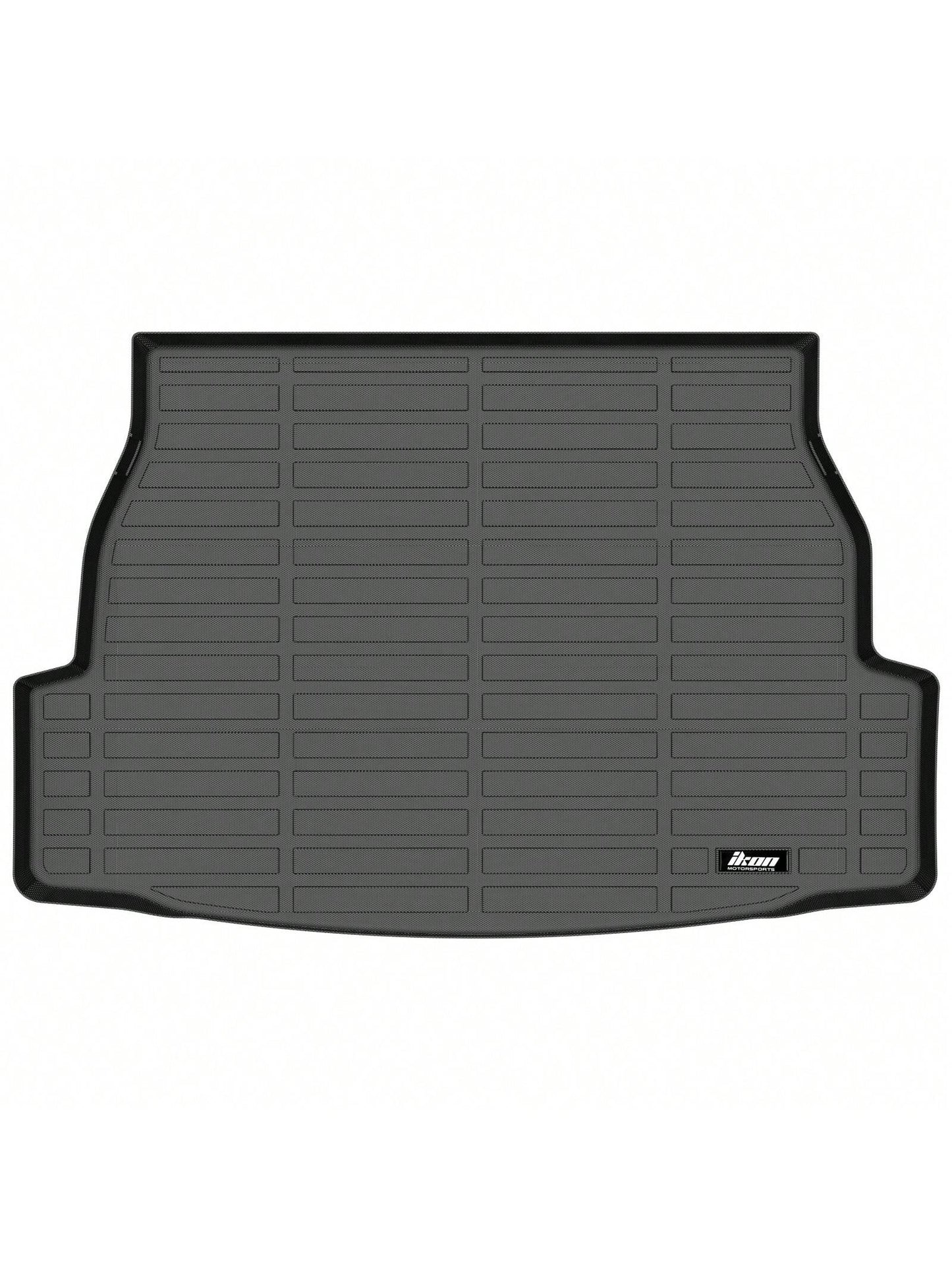 1pc IKON Motorsports Cargo Trunk Liner Fit For 2019-2025 Toyotas' RAV4 TPE Black All Weather Rear Cargo Mat Valentine Gift