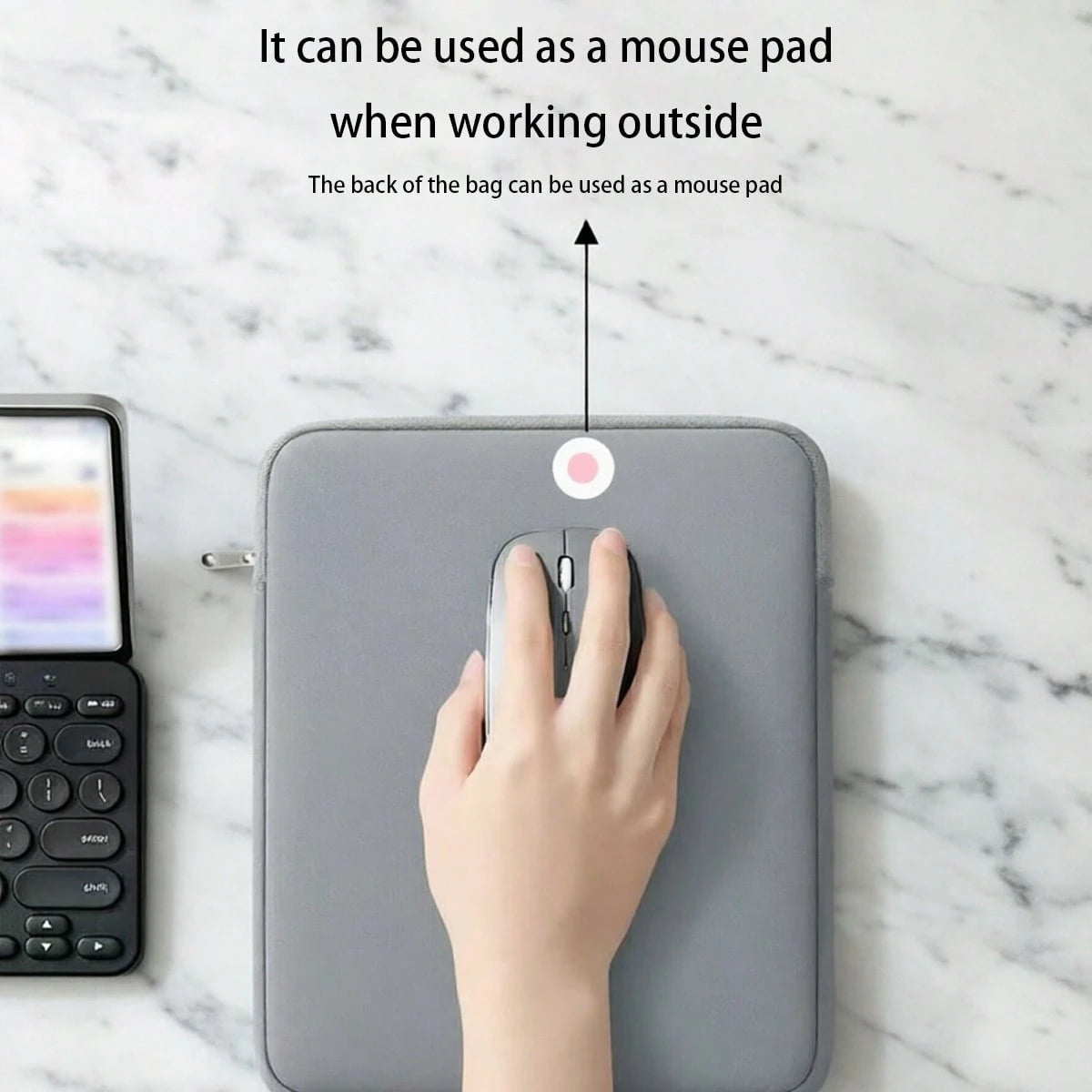 1pc Laptop Sleeve Bag For MacBook Air 6/7"/8"/10"/11" Laptop, Portable Tablet Storage Sleeve, Easy To Store And Convenient