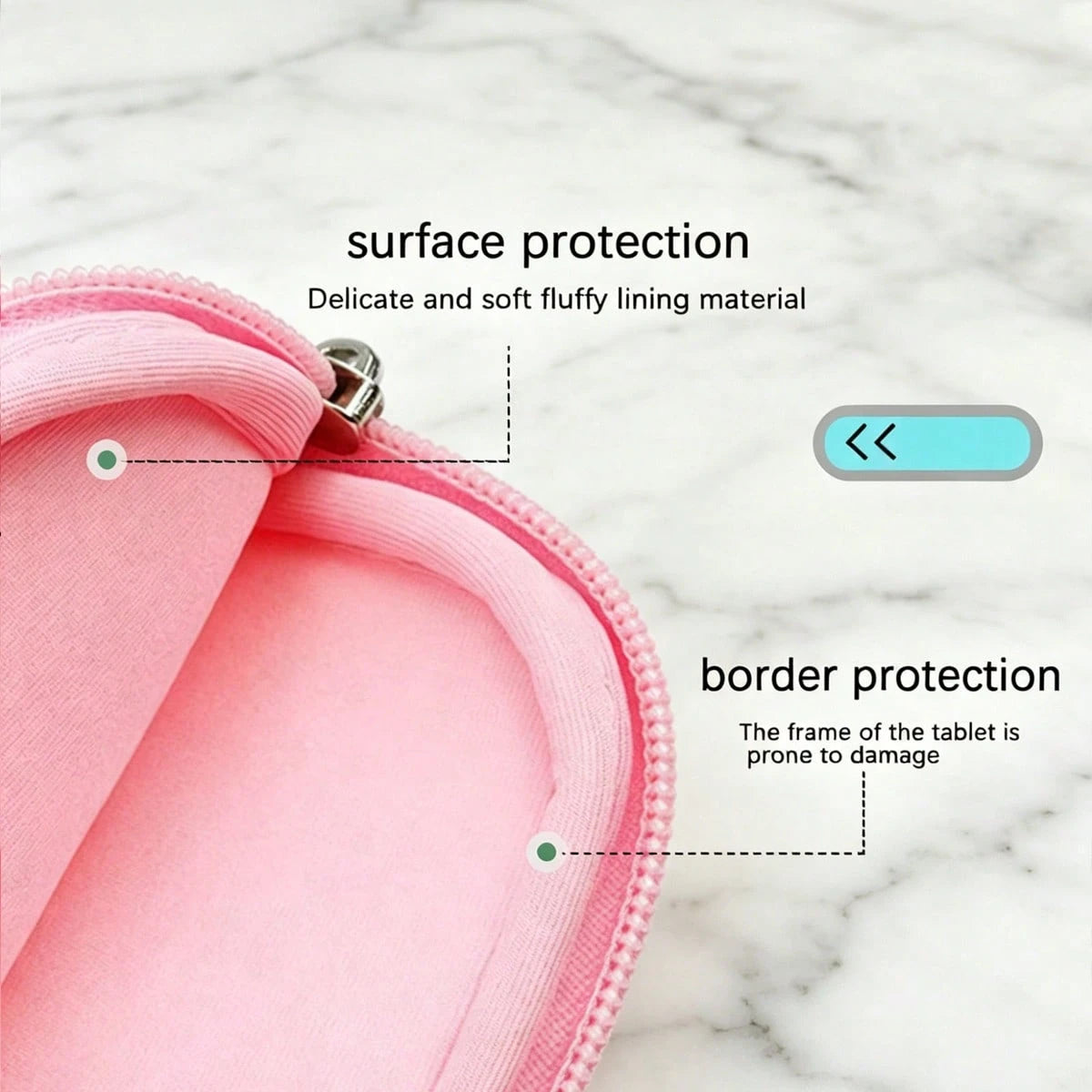 1pc Laptop Sleeve Bag For MacBook Air 6/7"/8"/10"/11" Laptop, Portable Tablet Storage Sleeve, Easy To Store And Convenient