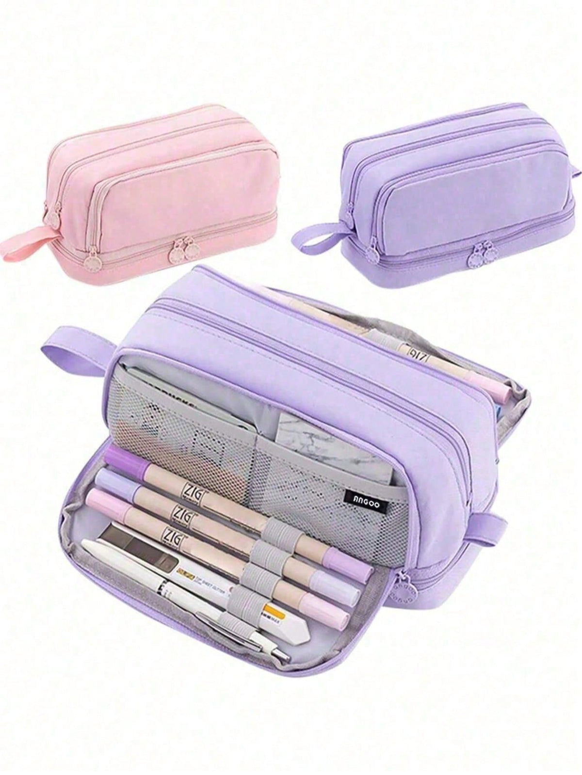 1pc Large Capacity Pencil Case, Multifunctional Student Pencil Box, Portable Big Pen Bag, Storage Box, Stationery Gift, Back To S, First Day Of School