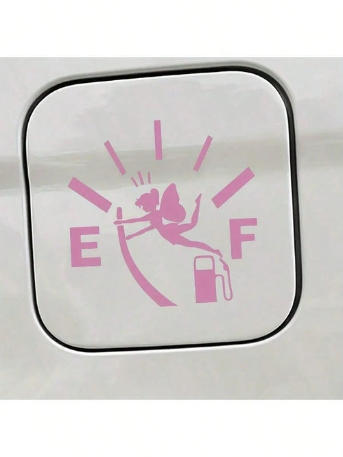 1pc Lovely Elf Car Sticker Creative Pattern Of A Winged Girl Vinyl Decals Self-Adhesive Creative Design