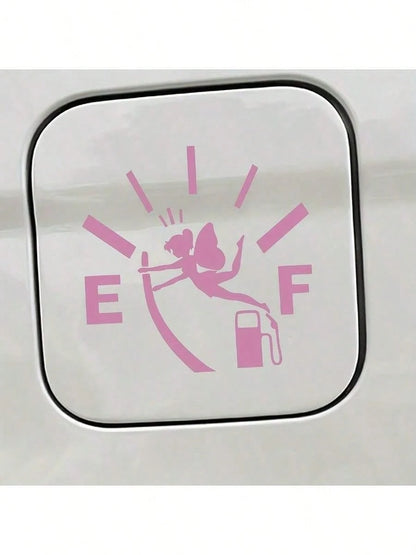 1pc Lovely Elf Car Sticker Creative Pattern Of A Winged Girl Vinyl Decals Self-Adhesive Creative Design