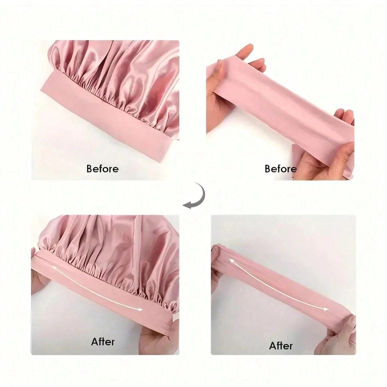1pc Luxury Silk Sleep Cap With Adjustable Bow- Lightweight Hair Protection Cap, Suitable For Curly/Braided/Natural Hair, Multiple Colors Available, Essential Nighttime Hair Care Item, Soft And Comfor