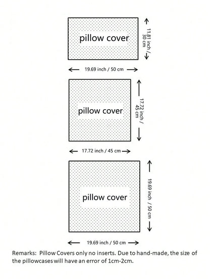 1pc Mandala Flower Exquisite Embroidery Cushion Cover, Various Sizes, Pillow Core Not Included, Suitable For Multiple Rooms