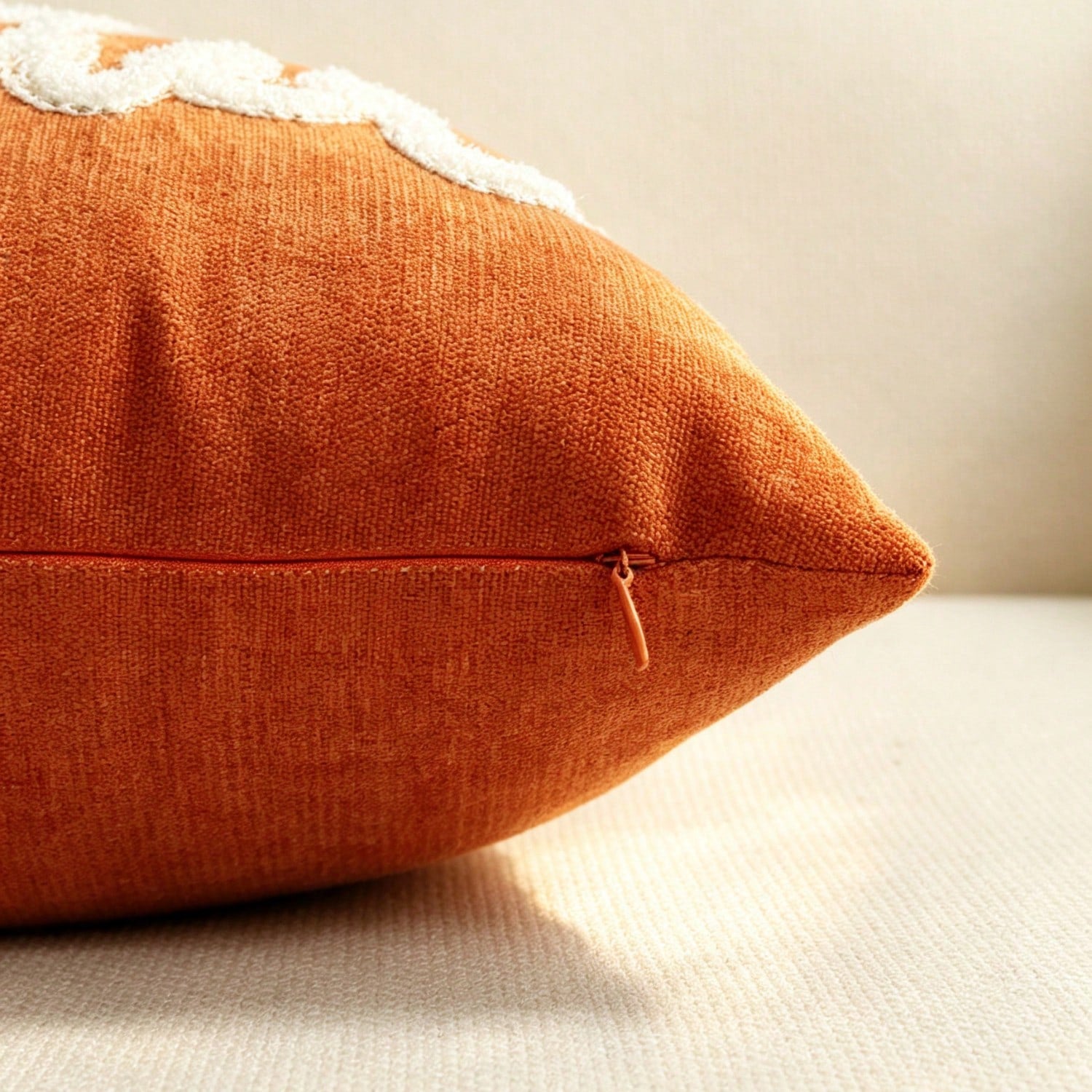 1pc Maple Leaf Embroidered Thanksgiving & Halloween Pillowcase, Decorative Autumn Harvest Pumpkin Pillow Cover