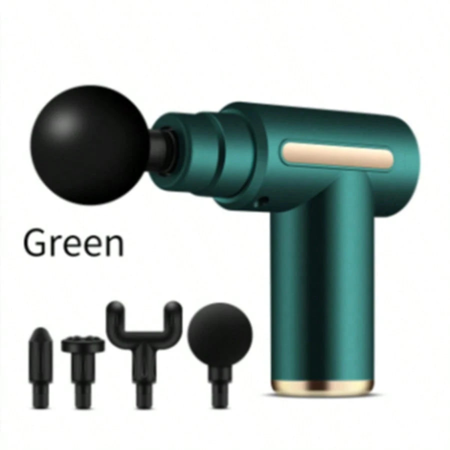 1PC Massage Gun, Deep Tissue Massage Gun, Handheld Portable Muscle Massager, Mini Travel Massage Gun, Ideal Gift For Men & Women, Fitness Gym Exercise, Sports Equipment, Gym Supplies