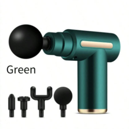 1PC Massage Gun, Deep Tissue Massage Gun, Handheld Portable Muscle Massager, Mini Travel Massage Gun, Ideal Gift For Men & Women, Fitness Gym Exercise, Sports Equipment, Gym Supplies