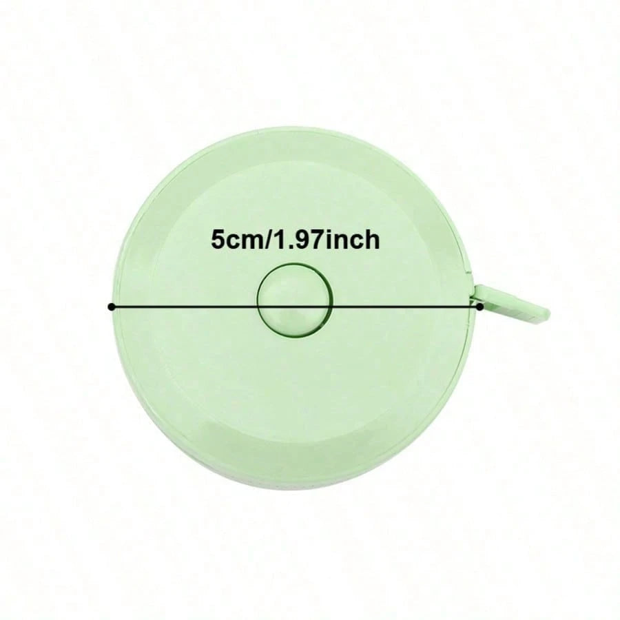 1pc Mini Automatic Retractable Clothing Measuring Tape- 1.5 Meters Long, Easy-To-Use, Accurate, Compact, And Portable- Perfect For Sewing, Tailoring, And Body Measurement