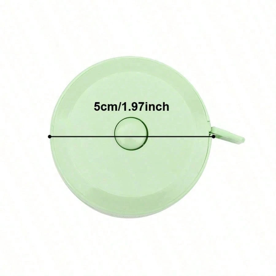 1pc Mini Automatic Retractable Clothing Measuring Tape- 1.5 Meters Long, Easy-To-Use, Accurate, Compact, And Portable- Perfect For Sewing, Tailoring, And Body Measurement