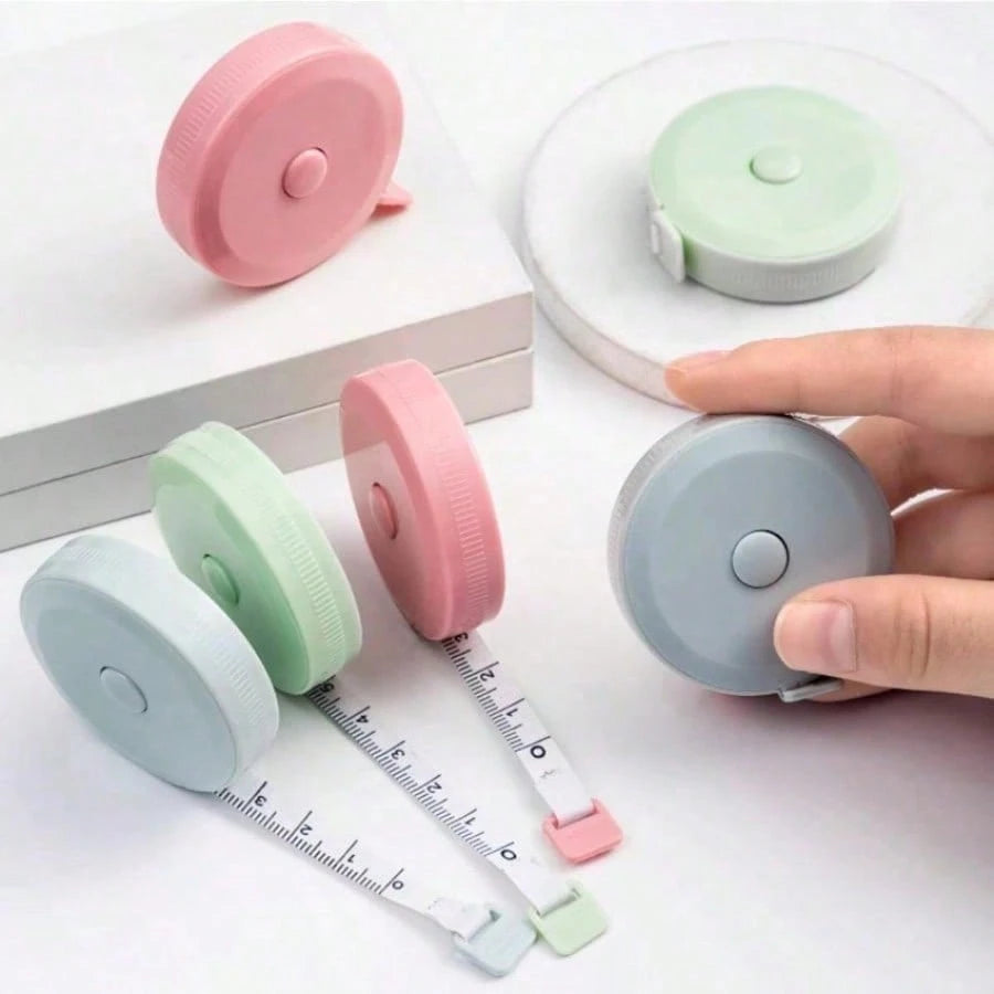 1pc Mini Automatic Retractable Clothing Measuring Tape- 1.5 Meters Long, Easy-To-Use, Accurate, Compact, And Portable- Perfect For Sewing, Tailoring, And Body Measurement