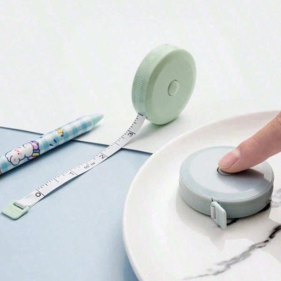 1pc Mini Automatic Retractable Clothing Measuring Tape- 1.5 Meters Long, Easy-To-Use, Accurate, Compact, And Portable- Perfect For Sewing, Tailoring, And Body Measurement