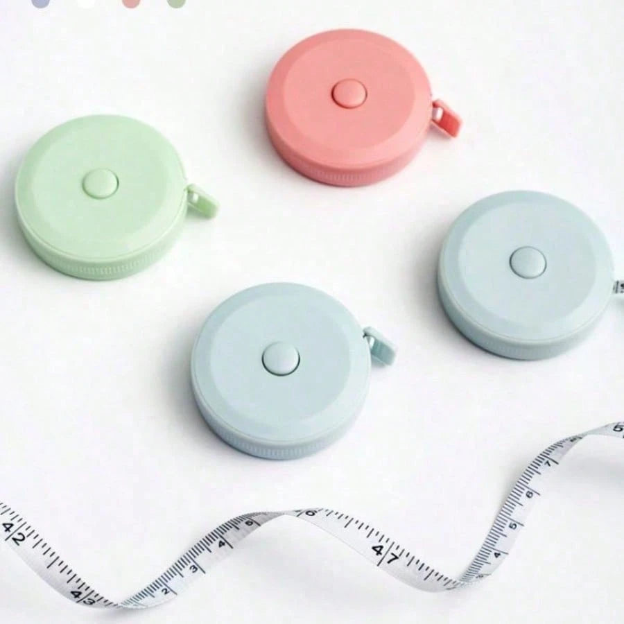 1pc Mini Automatic Retractable Clothing Measuring Tape- 1.5 Meters Long, Easy-To-Use, Accurate, Compact, And Portable- Perfect For Sewing, Tailoring, And Body Measurement
